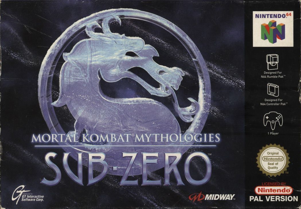 The coverart image of Mortal Kombat Mythologies - Sub-Zero