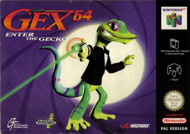 The coverart image of Gex 64 - Enter the Gecko