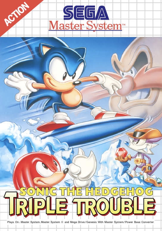 The coverart image of Sonic The Hedgehog Triple Trouble