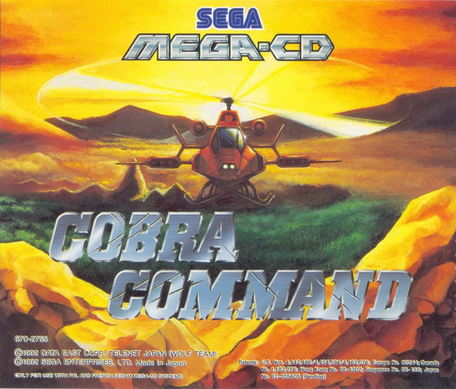 The coverart image of Cobra Command / Thunder Storm FX 