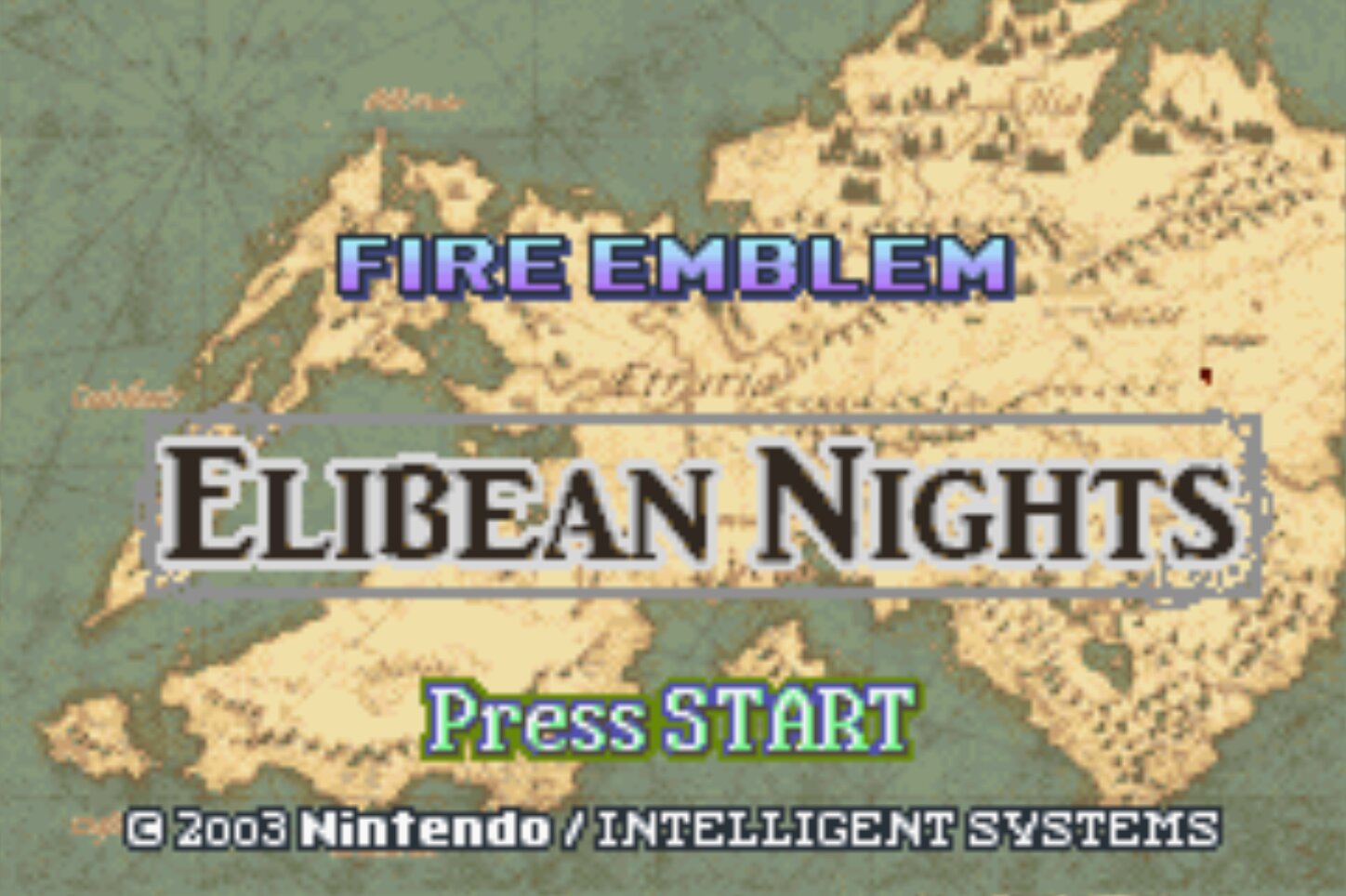 The coverart image of Fire Emblem Elibean Nights