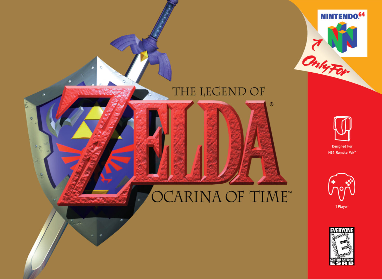 The coverart image of The Legend of Zelda: Ocarina of Time (Portuguese Patched + Master Quest) 