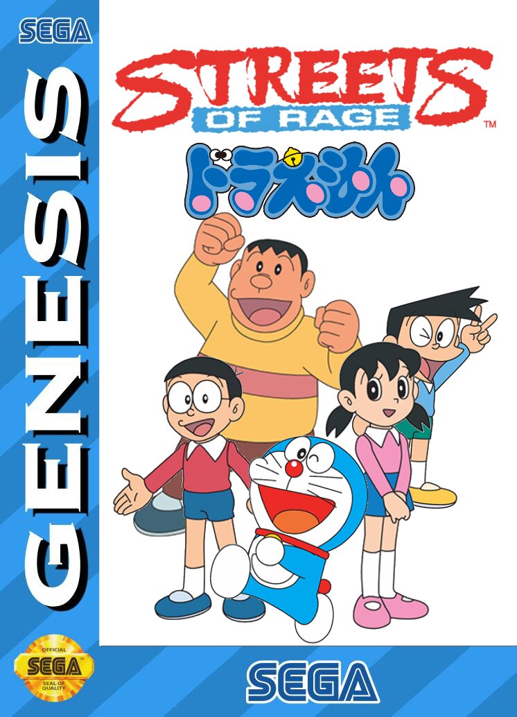 The coverart image of Streets of Rage 2: Doraemon