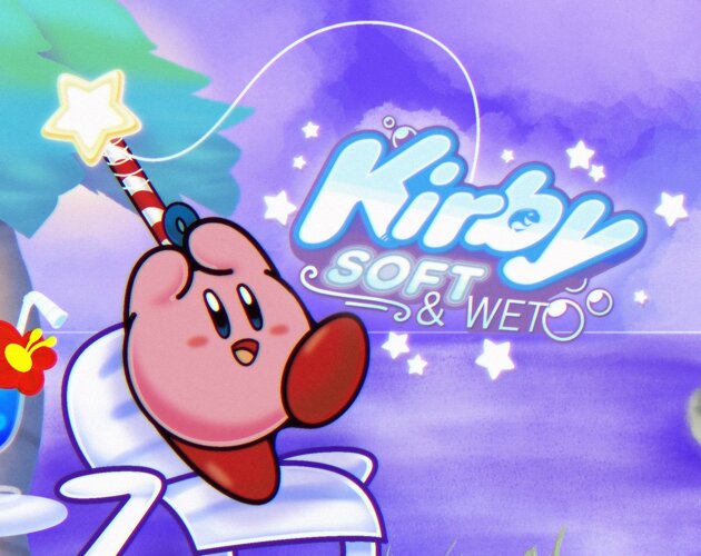 The coverart image of Kirby Soft & Wet