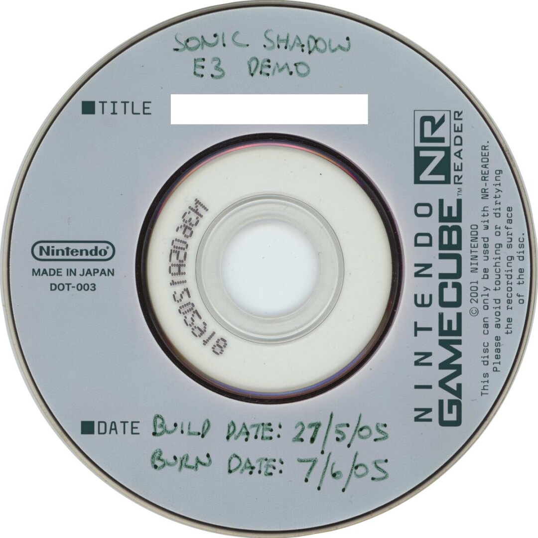 The coverart image of Shadow The Hedgehog E3 Demo