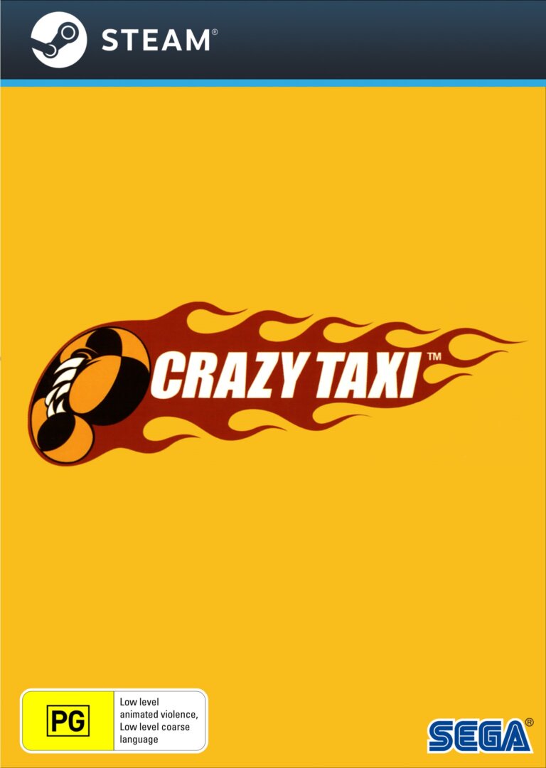 The coverart image of Crazy Taxi