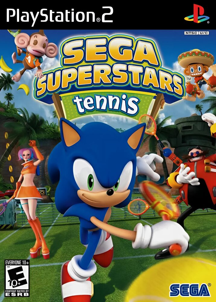 The coverart image of Sega Superstars Tennis