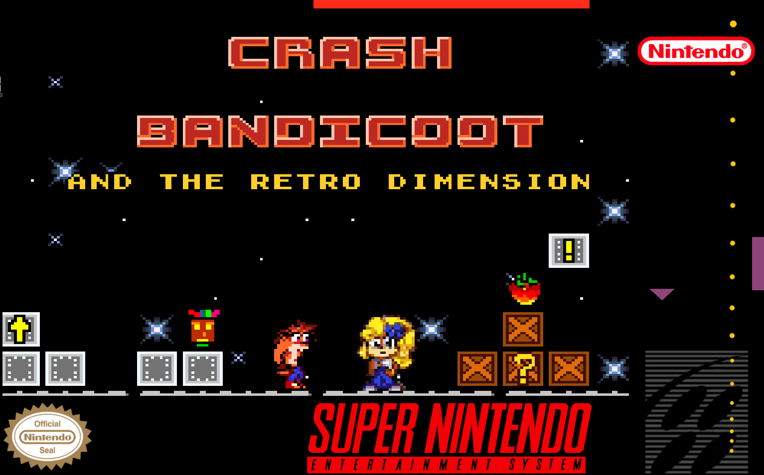 The coverart image of Crash Bandicoot and The Retro Dimension