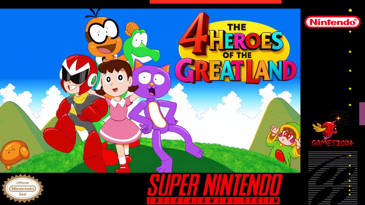 The coverart image of The 4 Heroes Of The Great Land