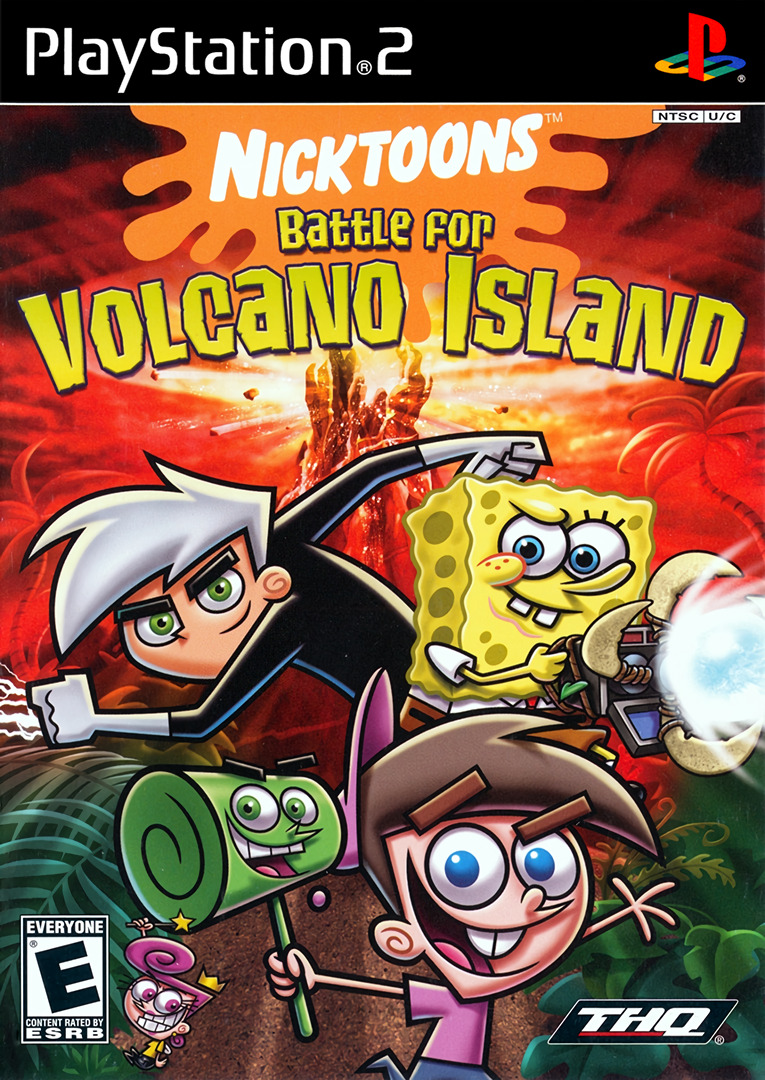 The coverart image of Nicktoons - Battle for Volcano Island