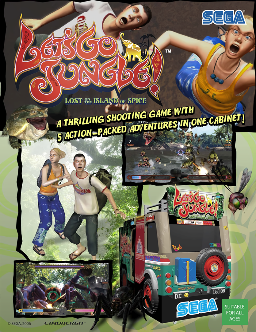 The coverart image of Let's Go JUNGLE! Lost on the Island of Spice