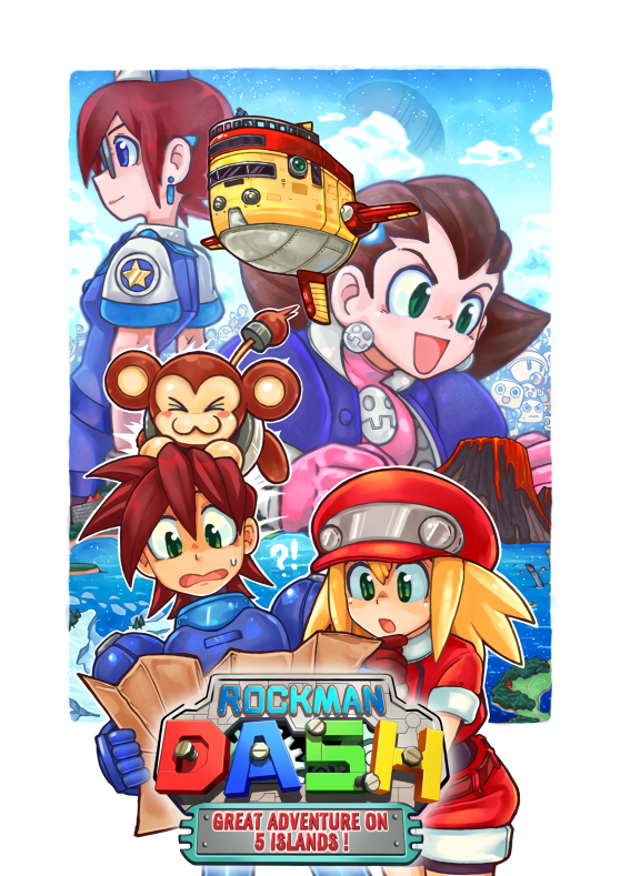 The coverart image of Rockman DASH: Great Adventure on 5 Islands