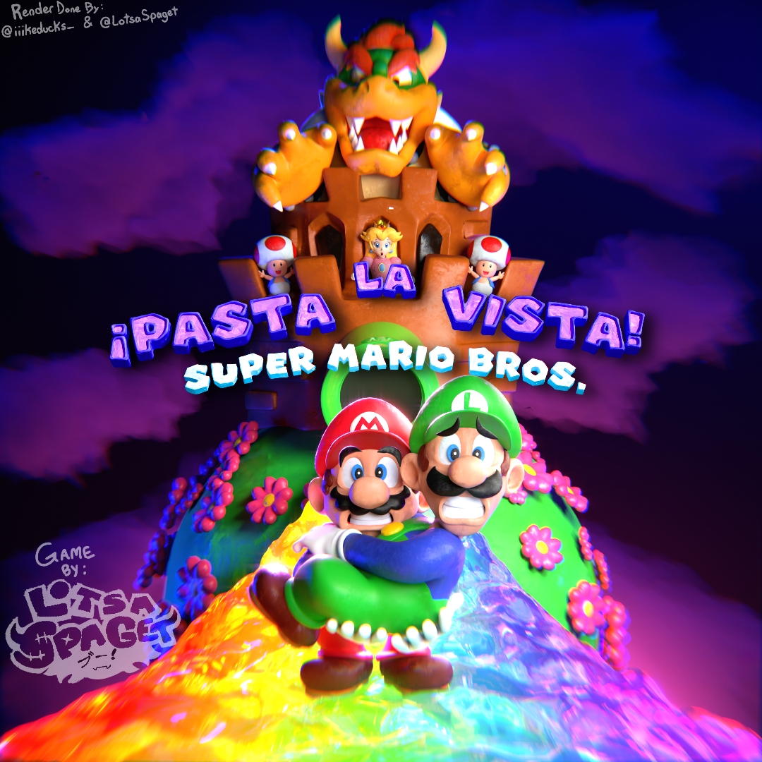 The coverart image of Pasta La Vista: Super Mario Bros.