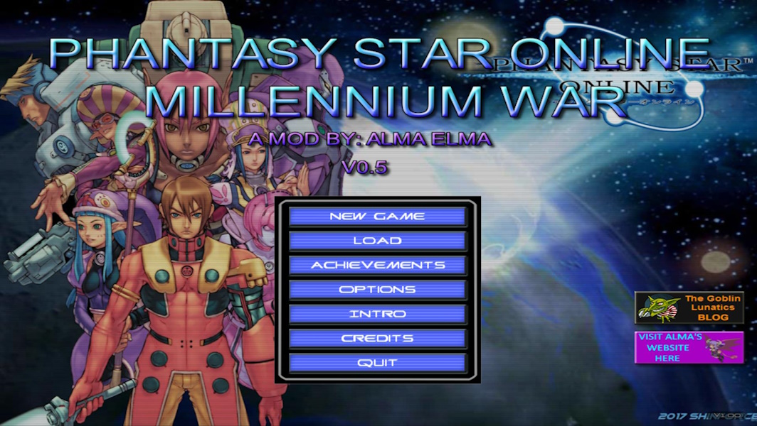 The coverart image of Phantasy Star Online: Millennium War