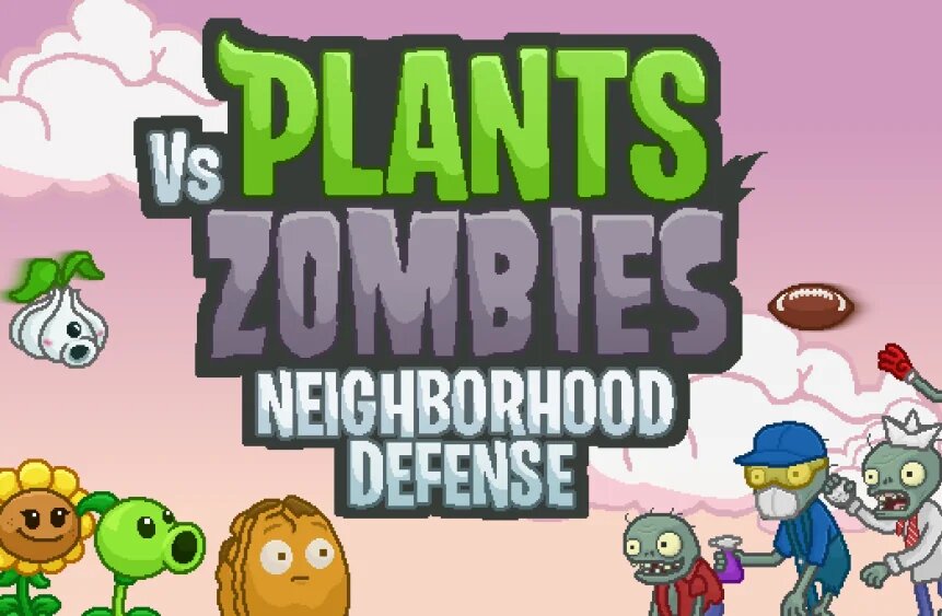 The coverart image of Plants vs. Zombies: Neighborhood Defense