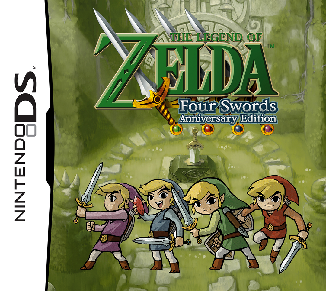 The coverart image of The Legend of Zelda: Four Swords Anniversary Edition