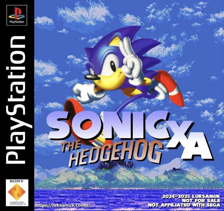 The coverart image of Sonic The Hedgehog XA