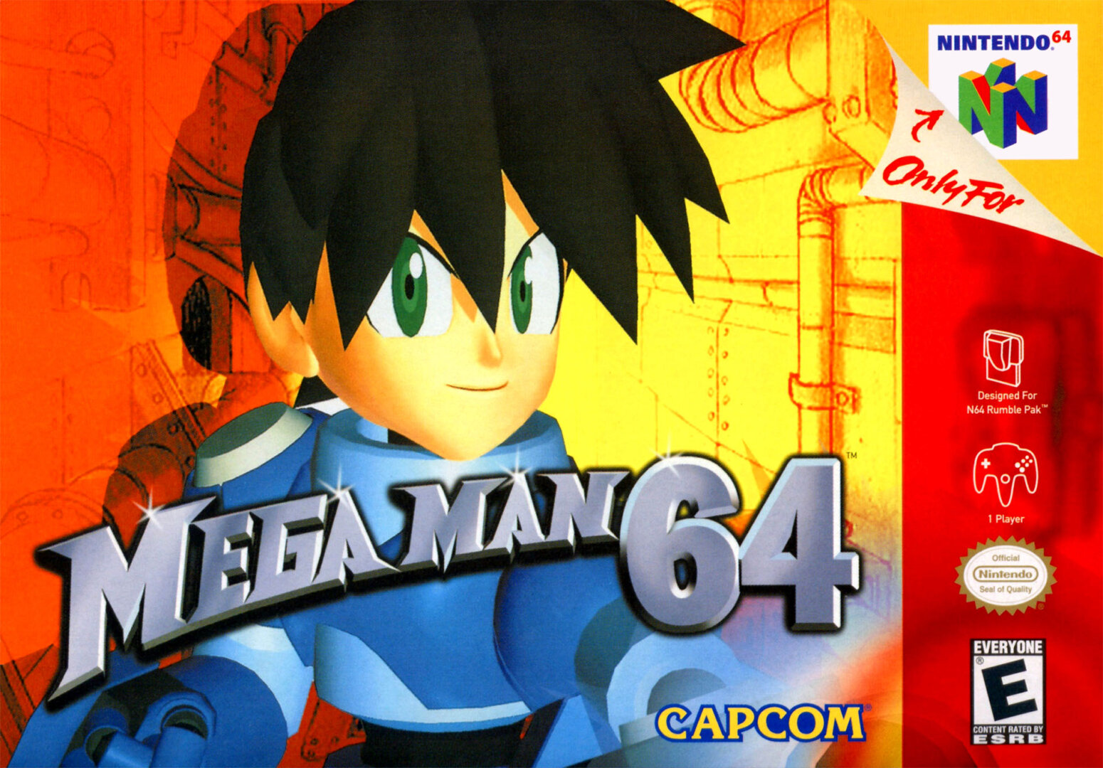 The coverart image of Mega Man 64