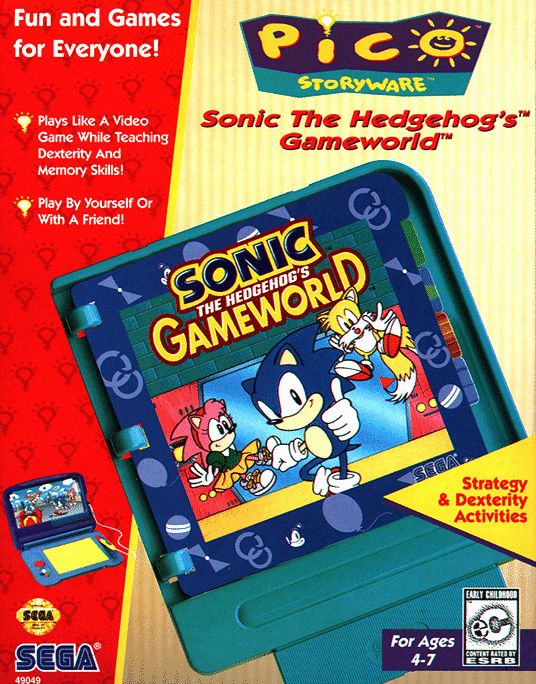 The coverart image of Sonic The Hedgehog's Gameworld