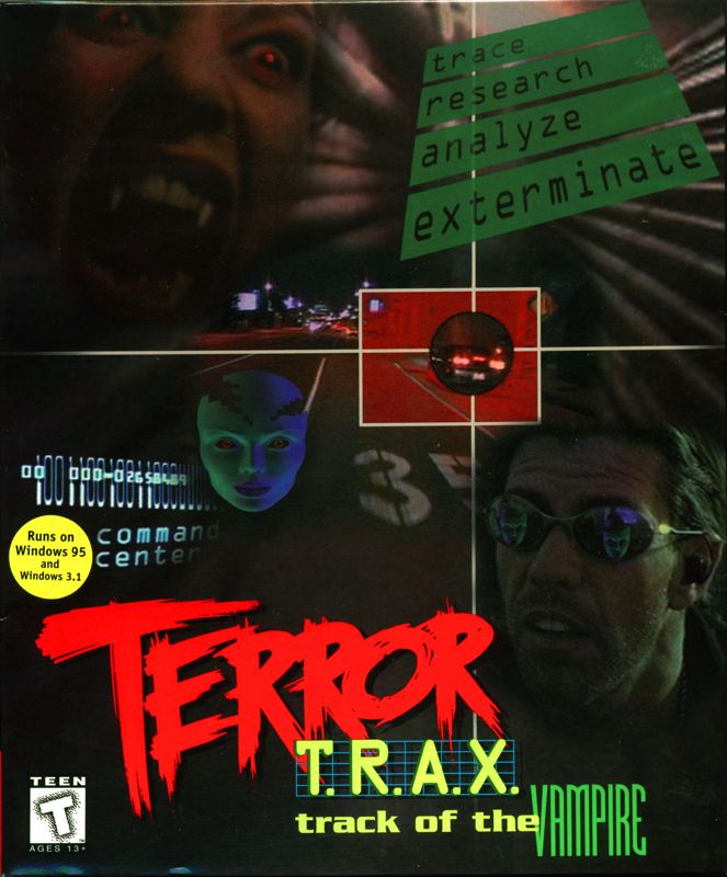 The coverart image of Terror T.R.A.X.: Track of the Vampire