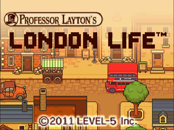 The coverart image of Professor Layton's London Life