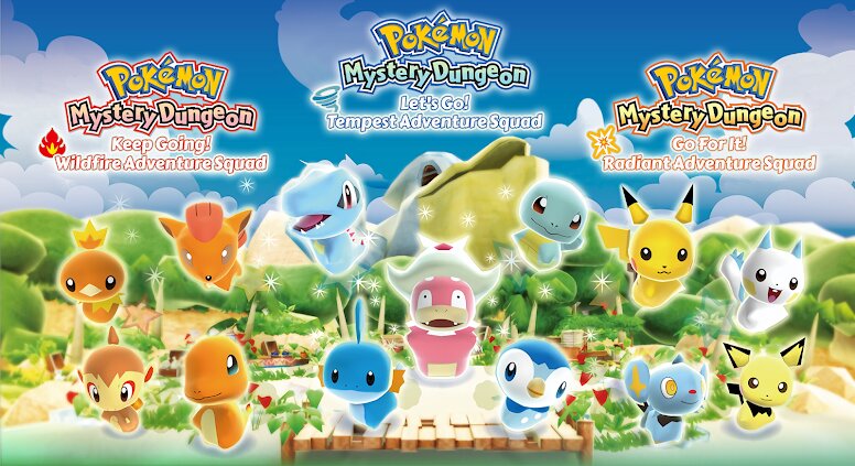The coverart image of  Pokémon Mystery Dungeon: Adventure Squad (English Patched)