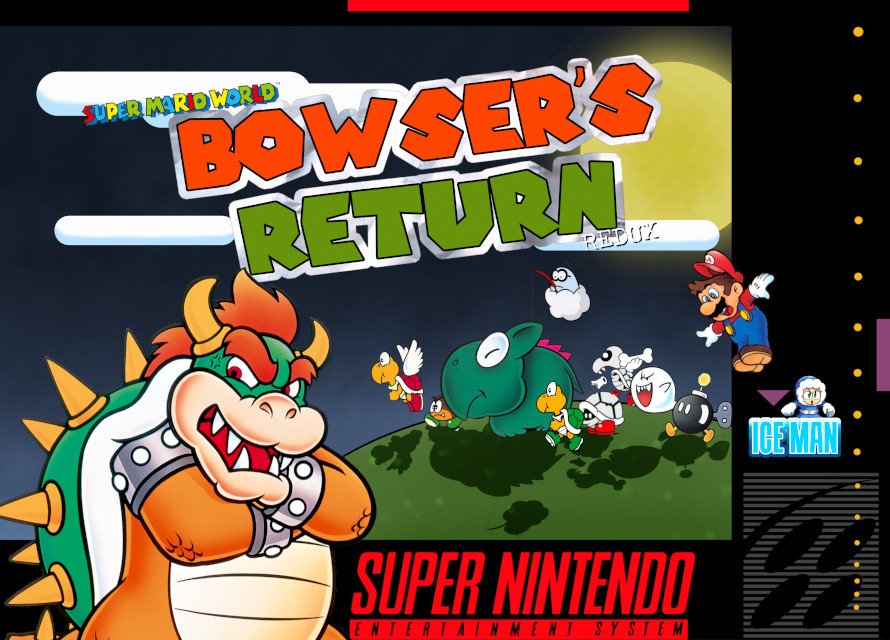 The coverart image of Super Mario World (Bowser's Return Redux)
