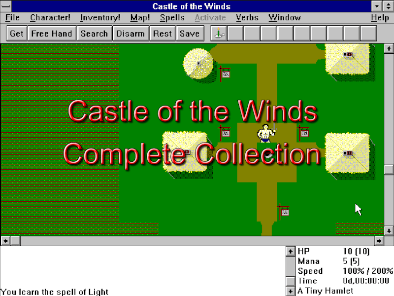 The coverart image of Castle of the Winds: Complete Collection