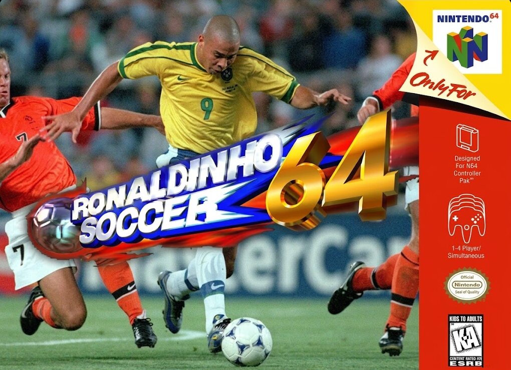 The coverart image of Ronaldinho Soccer 64