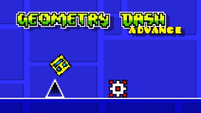 The coverart image of Geometry Dash Advance (Homebrew)