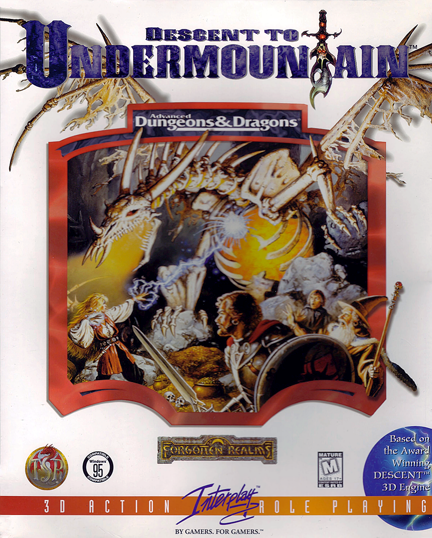 The coverart image of Descent to Undermountain