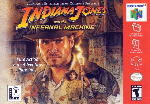The coverart image of Indiana Jones and the Infernal Machine