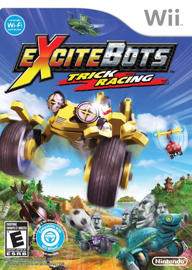 The coverart image of Excitebots: Trick Racing