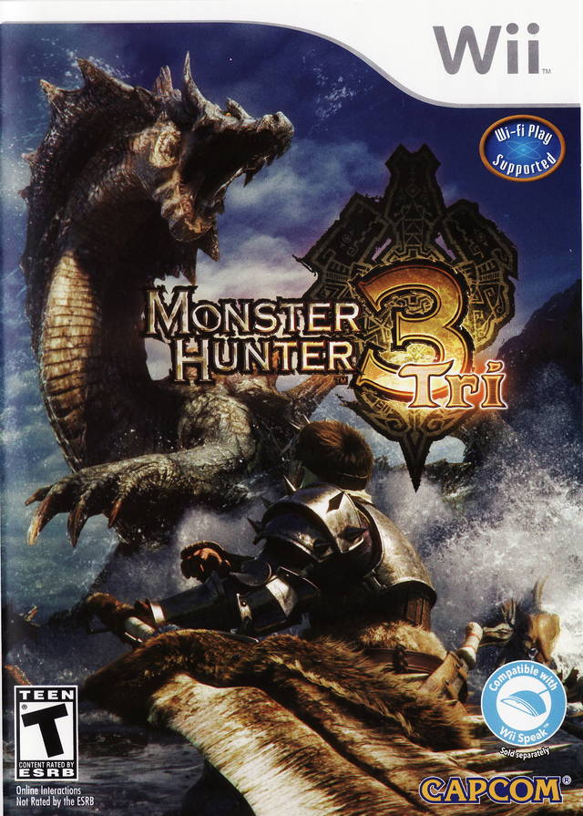 The coverart image of Monster Hunter Tri