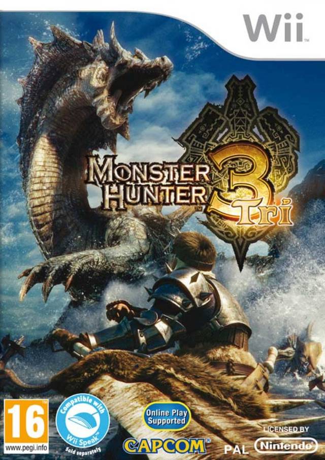 The coverart image of Monster Hunter Tri