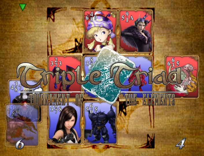 The coverart image of Triple Triad: Tournament of the Elements