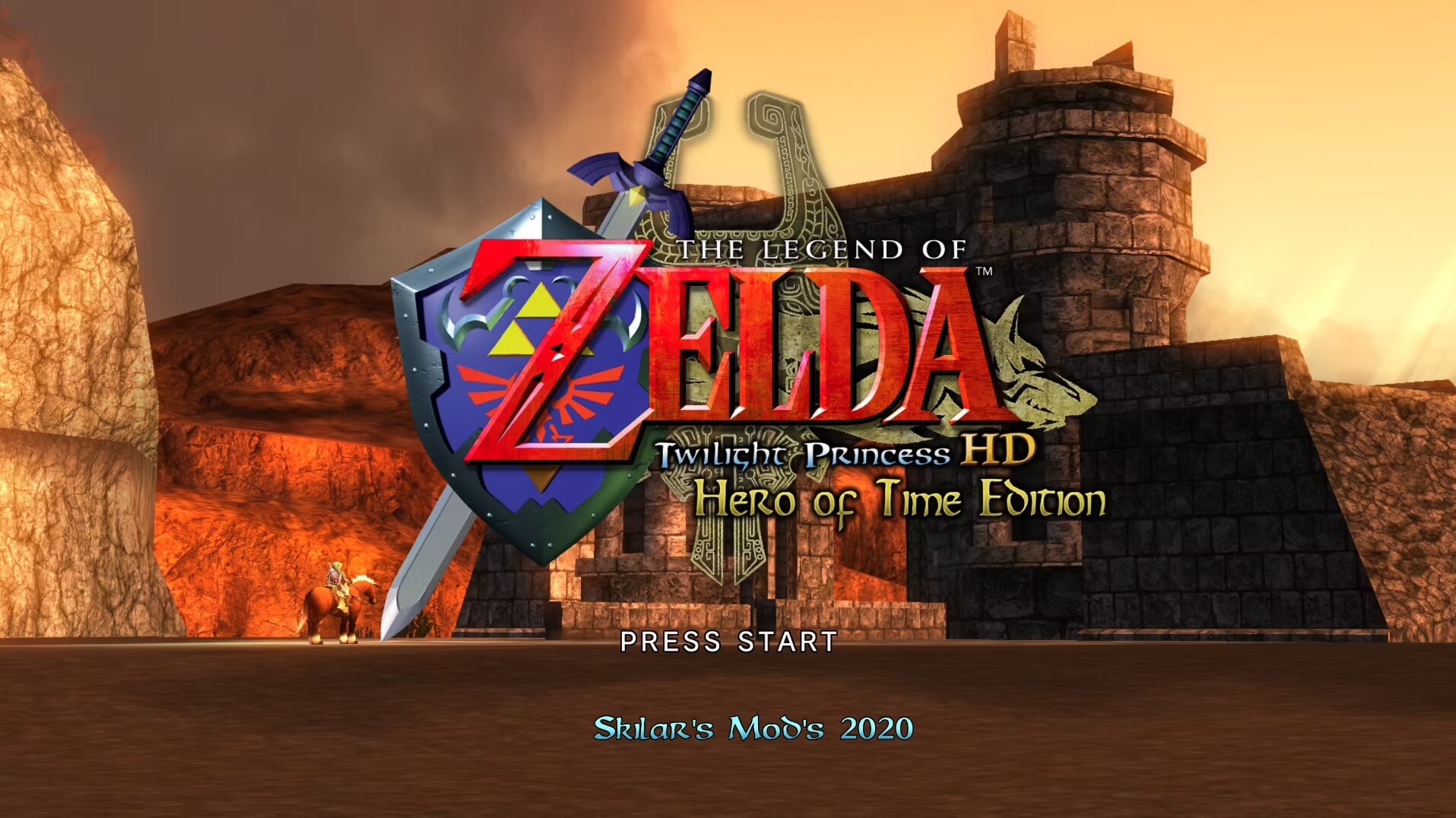 The coverart image of The Legend of Zelda: Twilight Princess - Hero of Time Edition