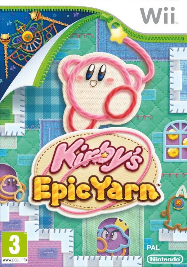 The coverart image of Kirby's Epic Yarn