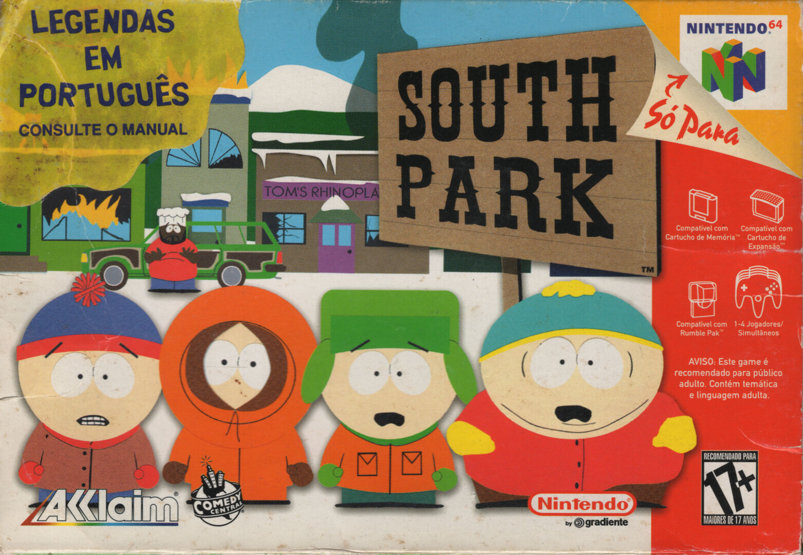 The coverart image of South Park