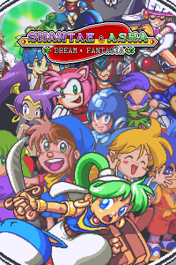 The coverart image of Shantae and Asha: Dream Fantasia