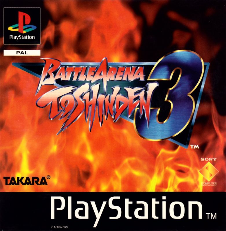 The coverart image of Battle Arena Toshinden 3