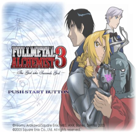 The coverart image of Fullmetal Alchemist 3: Kami o Tsugu Shoujo (English Patch)