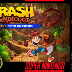 Coverart of Crash Bandicoot and The Retro Dimension