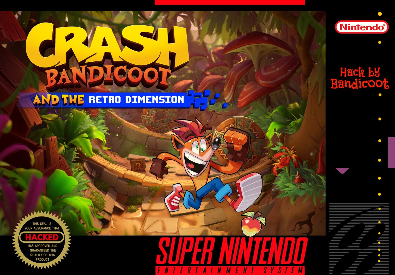 The coverart image of Crash Bandicoot and The Retro Dimension